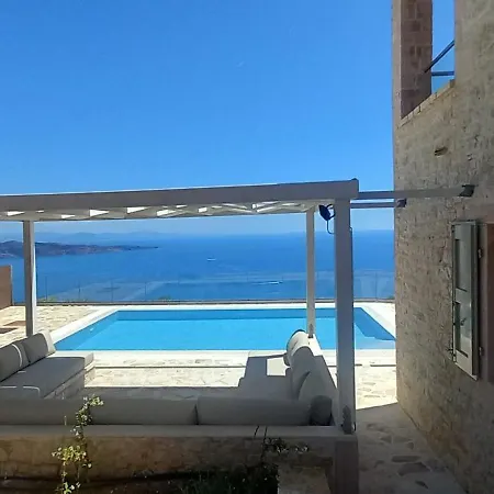 Villa Stone Vasiliki Private Pool & Sea View Kalámi