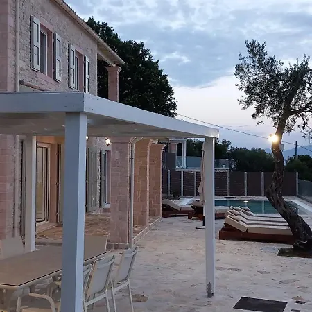 Stone Vasiliki Private Pool & Sea View Villa Kalámi